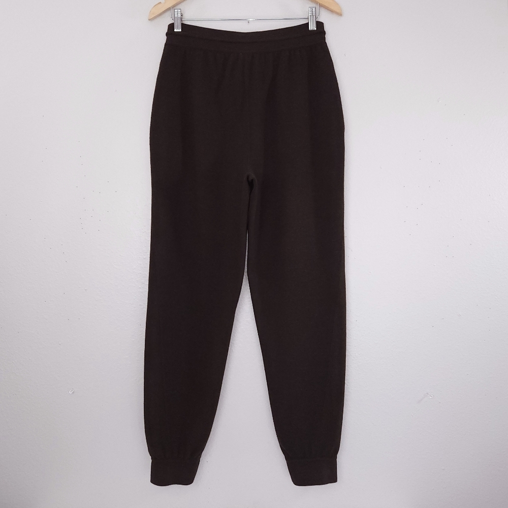 Loro Piana Rassa Pants Virgin Wool Jogger Pecora Nera Fleece MEDIUM Brown - Picture 5 of 12